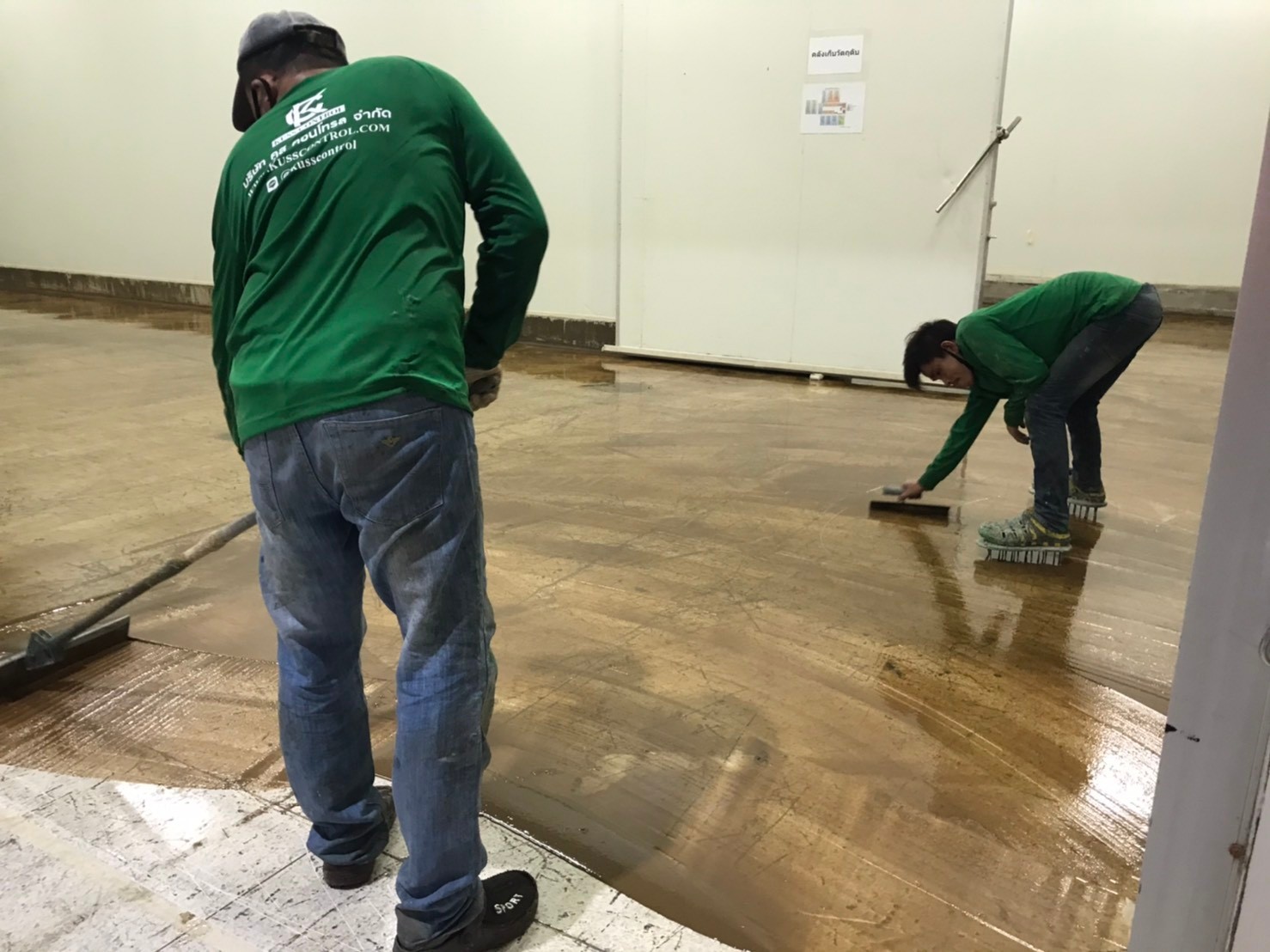 งานepoxy self leveling